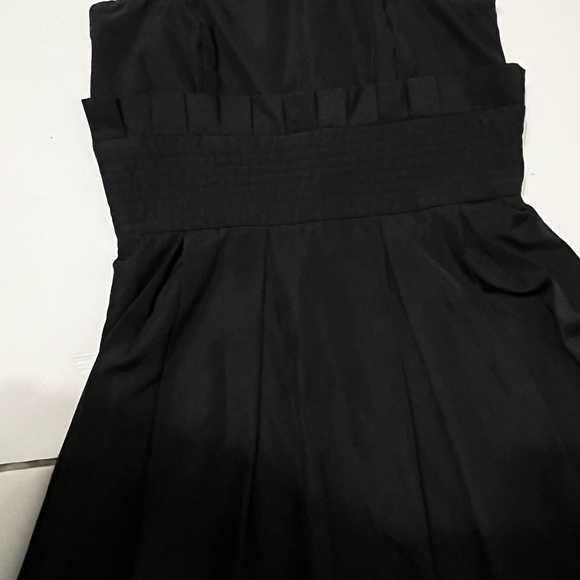 Charlotte Russe Junior Black Strapless Zipper Back Knee Length Dress Size 11 - Picture 7 of 10